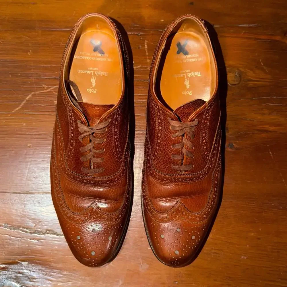 Polo Ralph Lauren The American Collection Wingtip Brogue Oxford Shoes
